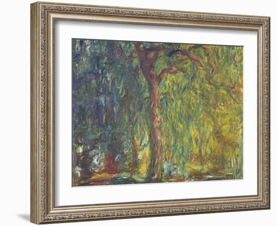 Weeping Willow-Claude Monet-Framed Giclee Print