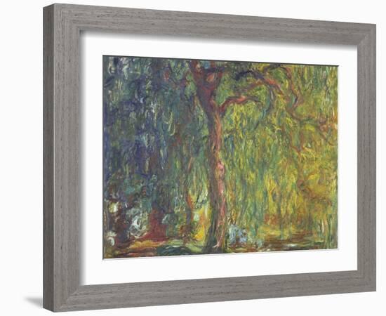 Weeping Willow-Claude Monet-Framed Giclee Print