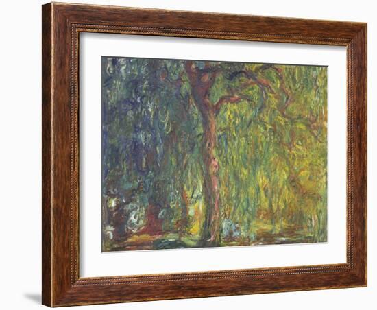 Weeping Willow-Claude Monet-Framed Giclee Print