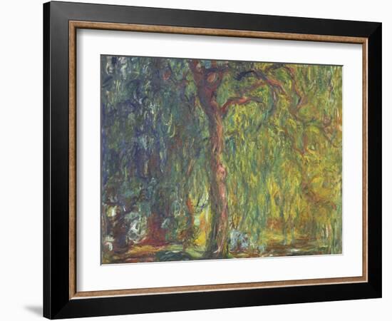 Weeping Willow-Claude Monet-Framed Giclee Print