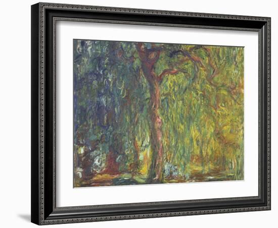 Weeping Willow-Claude Monet-Framed Giclee Print