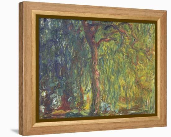 Weeping Willow-Claude Monet-Framed Premier Image Canvas