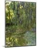 Weeping Willows, the Waterlily Pond at Giverny, C.1918-Claude Monet-Mounted Giclee Print