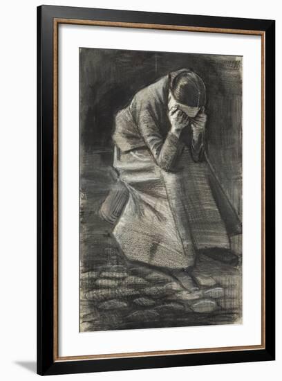 Weeping Woman, 1883-Vincent van Gogh-Framed Giclee Print