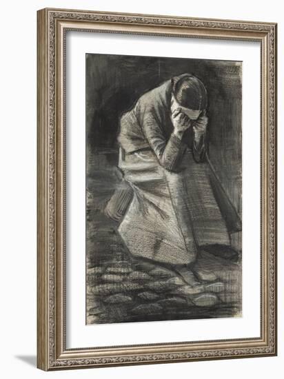 Weeping Woman, 1883-Vincent van Gogh-Framed Giclee Print