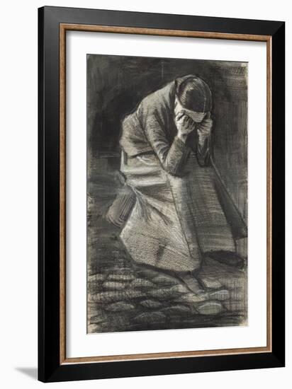 Weeping Woman, 1883-Vincent van Gogh-Framed Giclee Print