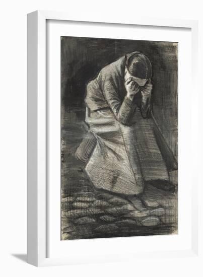 Weeping Woman, 1883-Vincent van Gogh-Framed Giclee Print