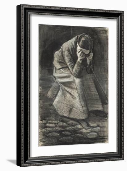 Weeping Woman, 1883-Vincent van Gogh-Framed Giclee Print