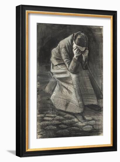 Weeping Woman, 1883-Vincent van Gogh-Framed Giclee Print