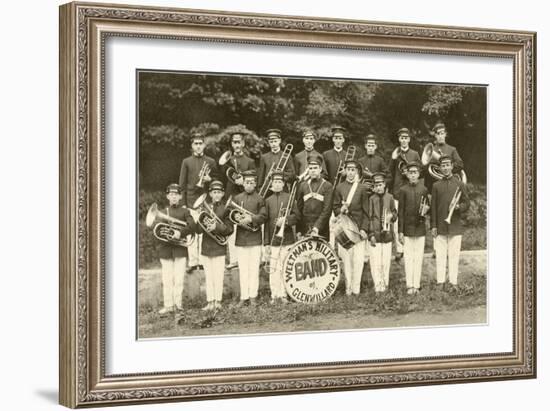 Weetman's Military Band-null-Framed Art Print