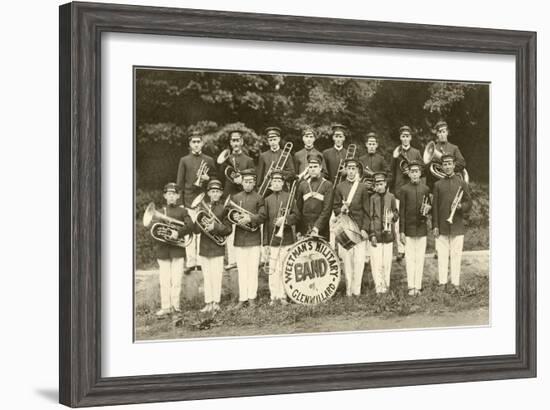 Weetman's Military Band-null-Framed Art Print