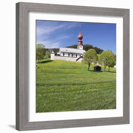 Wehrkirche Church, Urach, Urachtal Valley in Spring, Black Forest, Baden Wurttemberg, Germany-Markus Lange-Framed Photographic Print