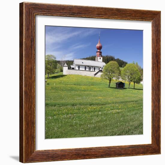 Wehrkirche Church, Urach, Urachtal Valley in Spring, Black Forest, Baden Wurttemberg, Germany-Markus Lange-Framed Photographic Print