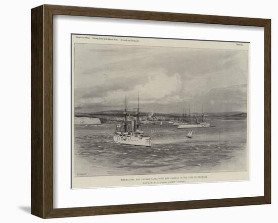 Wei-Hai-Wei, the Chinese Naval Port and Arsenal in the Gulf of Pe-Chi-Li-Charles William Wyllie-Framed Giclee Print