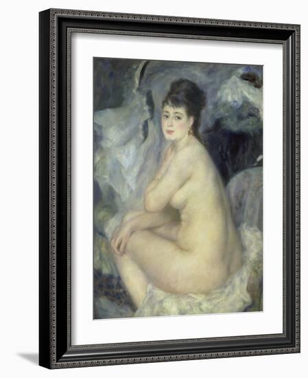 Weiblicher Akt (Anna), 1876-Pierre-Auguste Renoir-Framed Giclee Print