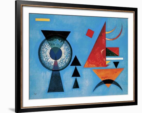 Weiches Hart-Wassily Kandinsky-Framed Art Print