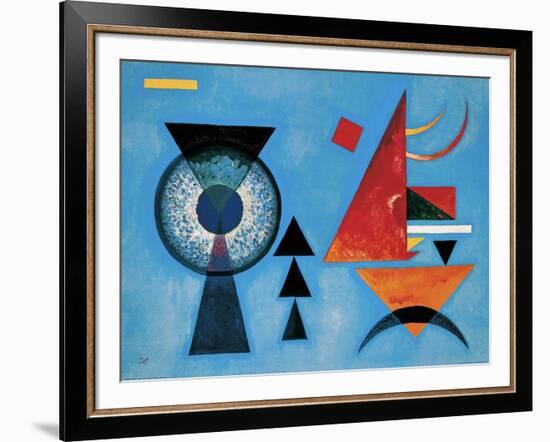 Weiches Hart-Wassily Kandinsky-Framed Art Print