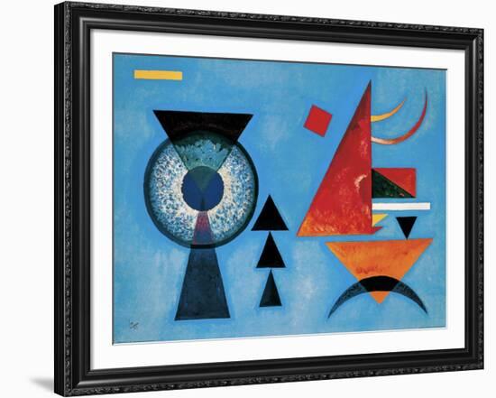 Weiches Hart-Wassily Kandinsky-Framed Art Print