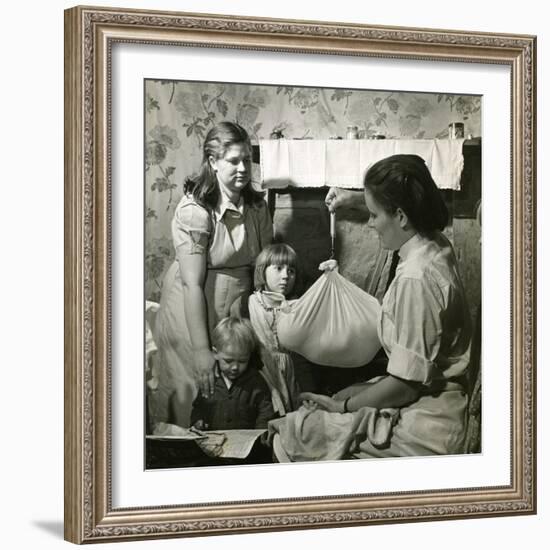 Weighing a Baby, Kentucky-null-Framed Photographic Print