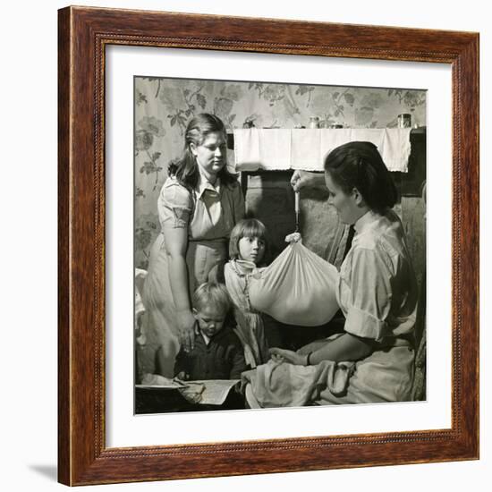 Weighing a Baby, Kentucky-null-Framed Photographic Print