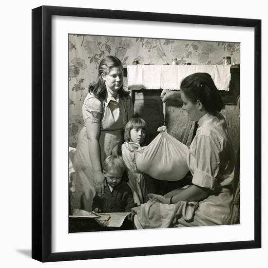 Weighing a Baby, Kentucky-null-Framed Photographic Print