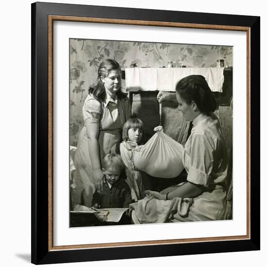 Weighing a Baby, Kentucky-null-Framed Photographic Print