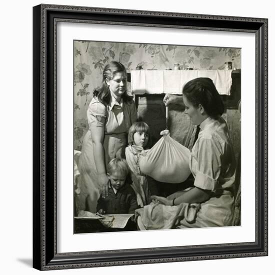 Weighing a Baby, Kentucky-null-Framed Photographic Print