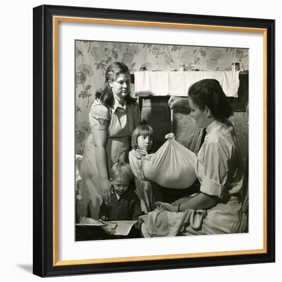 Weighing a Baby, Kentucky-null-Framed Photographic Print