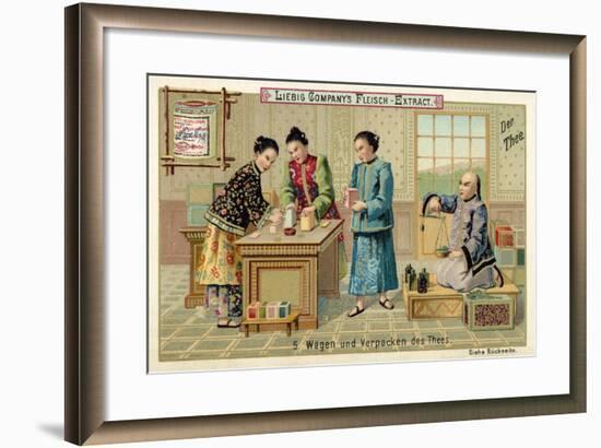 Weighing and Packing Tea-null-Framed Giclee Print