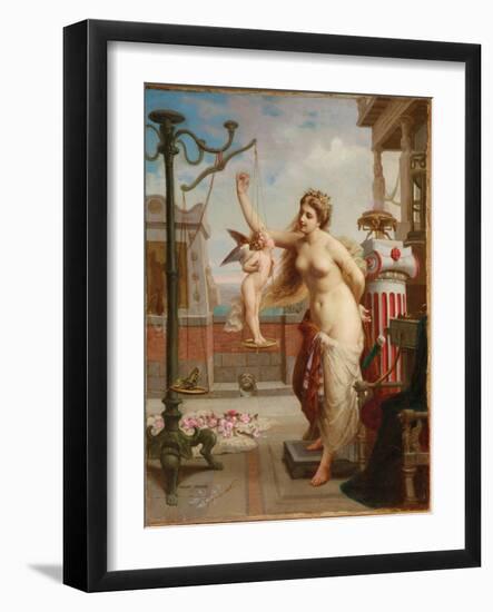 Weighing Cupid-Henri Pierre Picou-Framed Giclee Print