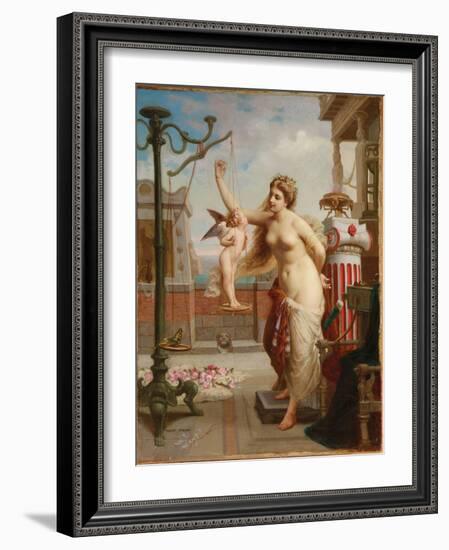 Weighing Cupid-Henri Pierre Picou-Framed Giclee Print