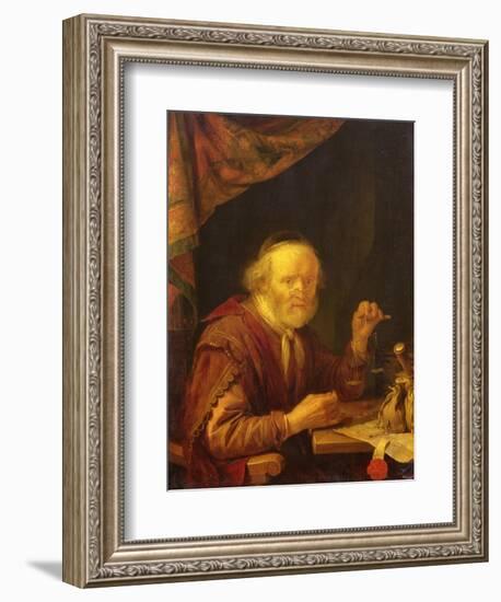 Weighing Gold-Gerrit Dou-Framed Giclee Print