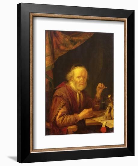 Weighing Gold-Gerrit Dou-Framed Giclee Print