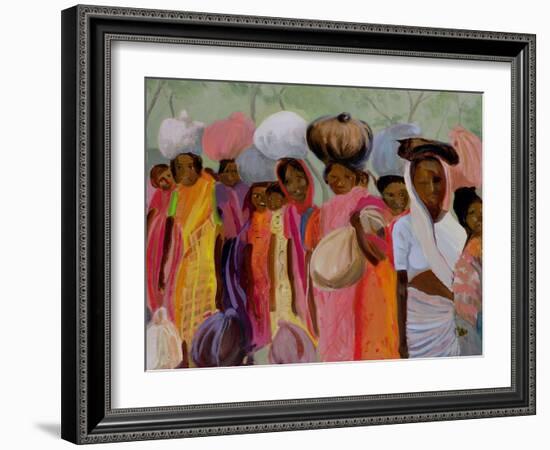 Weighing the Tea-Kate Yates-Framed Giclee Print