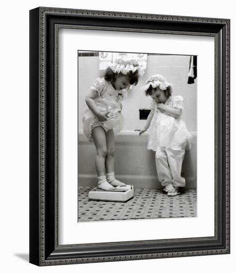 Weight Problems-null-Framed Art Print