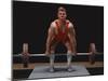 Weightlifter in Action-null-Mounted Photographic Print