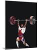 Weightlifter in Action-null-Mounted Photographic Print