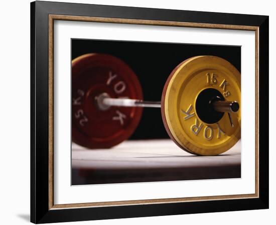 Weightlifting Equipment-Paul Sutton-Framed Photographic Print