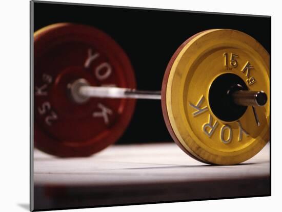 Weightlifting Equipment-Paul Sutton-Mounted Photographic Print