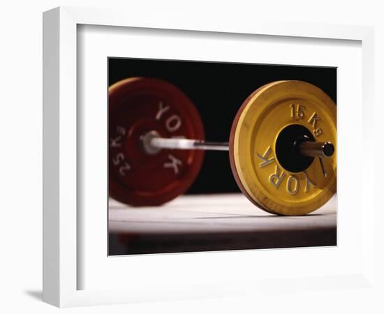 Weightlifting Equipment-Paul Sutton-Framed Photographic Print