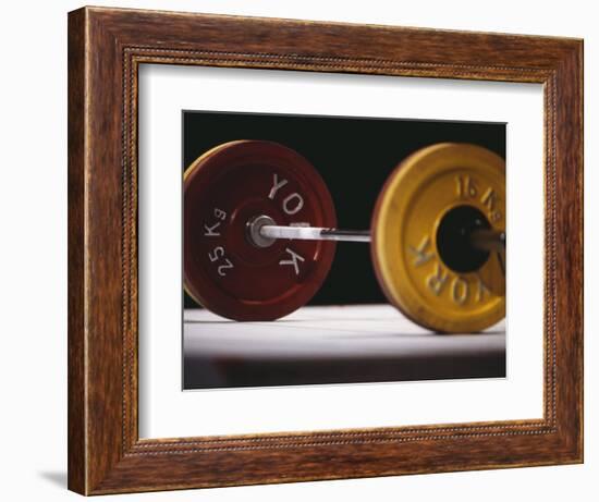 Weightlifting Equipment-Paul Sutton-Framed Photographic Print