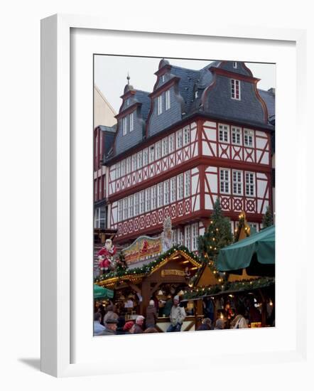 Weihnachtsmarkt (Christmas Market), Frankfurt, Hesse, Germany, Europe-Ethel Davies-Framed Photographic Print