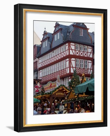 Weihnachtsmarkt (Christmas Market), Frankfurt, Hesse, Germany, Europe-Ethel Davies-Framed Photographic Print