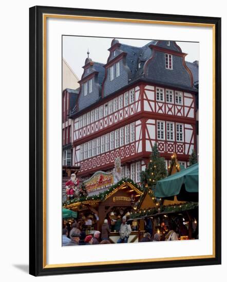 Weihnachtsmarkt (Christmas Market), Frankfurt, Hesse, Germany, Europe-Ethel Davies-Framed Photographic Print
