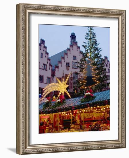 Weihnachtsmarkt (Christmas Market), Frankfurt, Hesse, Germany, Europe-Ethel Davies-Framed Photographic Print