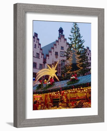 Weihnachtsmarkt (Christmas Market), Frankfurt, Hesse, Germany, Europe-Ethel Davies-Framed Photographic Print