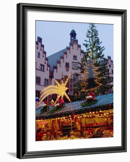 Weihnachtsmarkt (Christmas Market), Frankfurt, Hesse, Germany, Europe-Ethel Davies-Framed Photographic Print