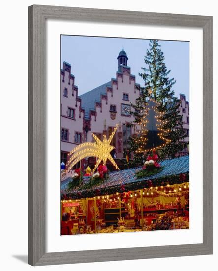 Weihnachtsmarkt (Christmas Market), Frankfurt, Hesse, Germany, Europe-Ethel Davies-Framed Photographic Print