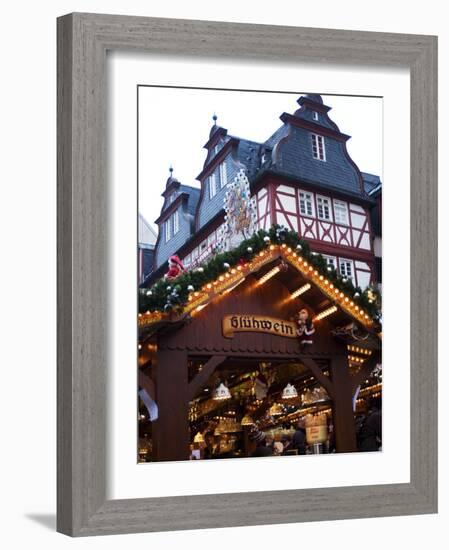 Weihnachtsmarkt (Christmas Market), Frankfurt, Hesse, Germany, Europe-Ethel Davies-Framed Photographic Print