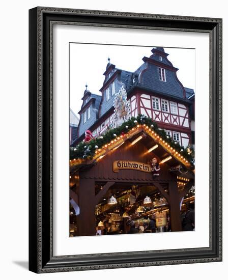 Weihnachtsmarkt (Christmas Market), Frankfurt, Hesse, Germany, Europe-Ethel Davies-Framed Photographic Print